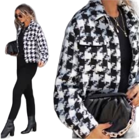 Miou Mouse Houndstooth Blazer - Picture 14 of 16